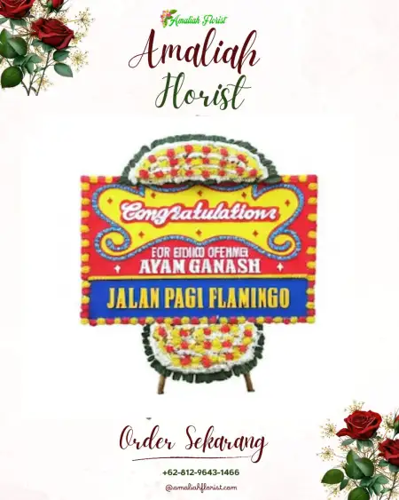 Sewa Papan Bunga Serua Indah